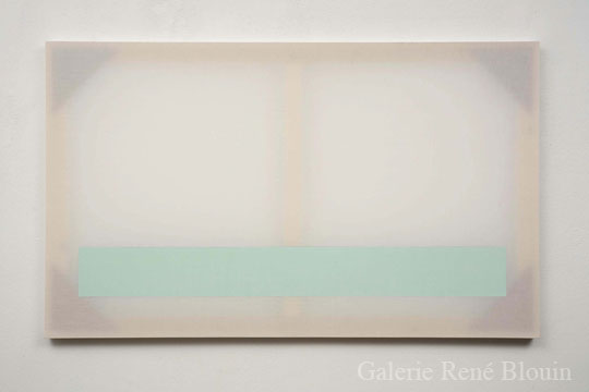 Chris Kline, Effasura, acrylique sur tissu de popline, châssis en pin et contreplaqué, 91,4 x 152,4 cm / 36" x 60", 2006-2007