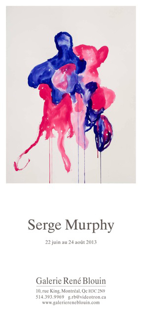 INVITATION: Serge Murphy, Vue de l’exposition: 24 juin au 24 août 2013, Photo: Guy l'Heureux