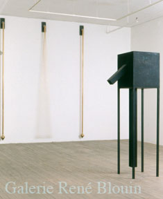 Without Limits of Time, bronze, acier, installation, 1994-95
