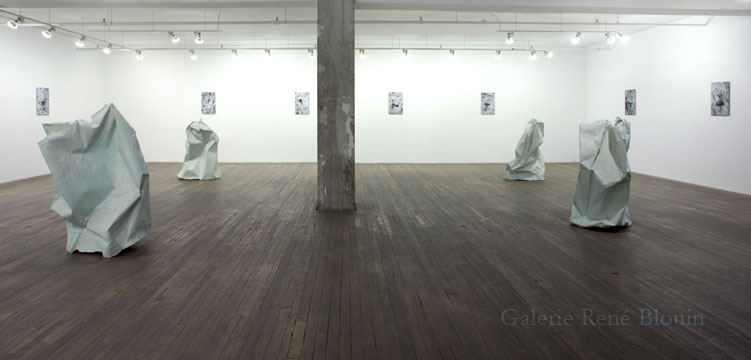Vue de l’exposition (2010-2011) : Pascal Grandmaison, Photo: Richard Max Tremblay