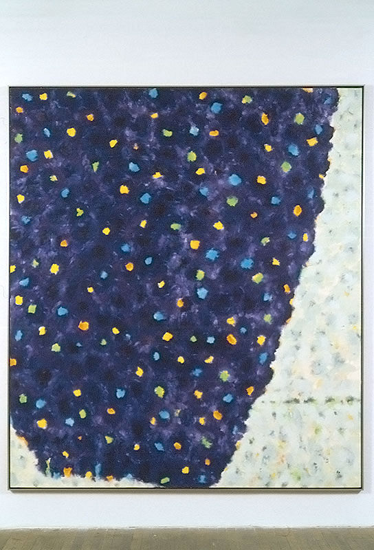 Gershon Iskowitz, Painting in Mauve, huile sur toile, 90 x 78 pouces, 1972 - Exposition: 6 janvier - 3 février 2001
