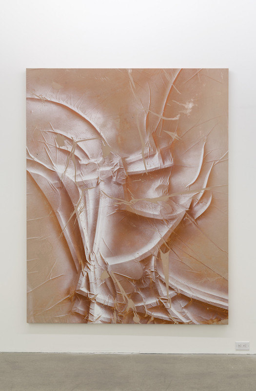 Anthony Burnham, Dislocation, 2017, Acrylique sur coton, 210 x 166 cm / 82,5 x 65,5 pouces