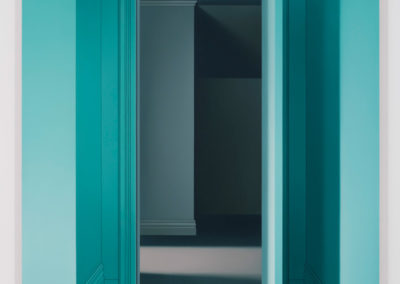 Intérieur (Larouche), 2017, huile sur toile de lin,72 x 48 pouces