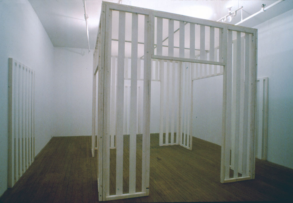 Daniel Buren, Cabanne, 1987, Galerie Rene Blouin