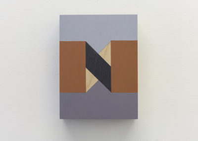 Serena Beaulieu, Untitled (N), 2018, Acrylique sur bois, 20 x 15 cm / 8 x 6 pouces
