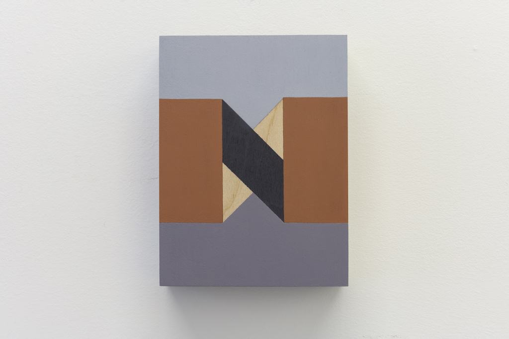 Serena Beaulieu, Untitled (N), 2018, Acrylique sur bois, 20 x 15 cm / 8 x 6 pouces