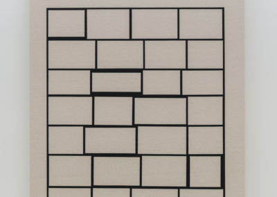 Daniel Langevin, Cumulonimbus, 2018, acrylique sur coton, 152 x 102 cm