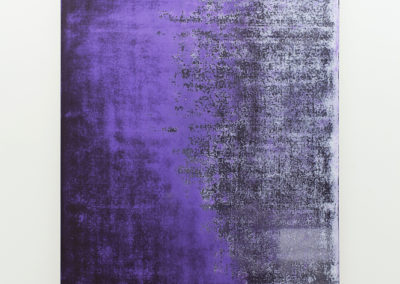 Nicolas Lachance, Carbazole (noir), 2018, Laque et acrylique sur toile, 195,5 x 149,8 cm / 77 x 59 pouces