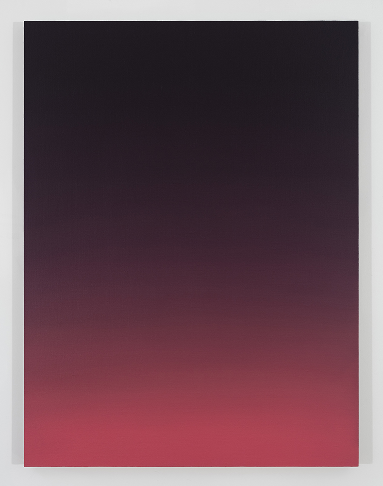 Pierre Dorion, Bichrome (Magenta), 2015, huile sur toile de lin, 122 x 91,5 cm / 48 x 36 pouces (crédit photo : Richard-Max Tremblay)
